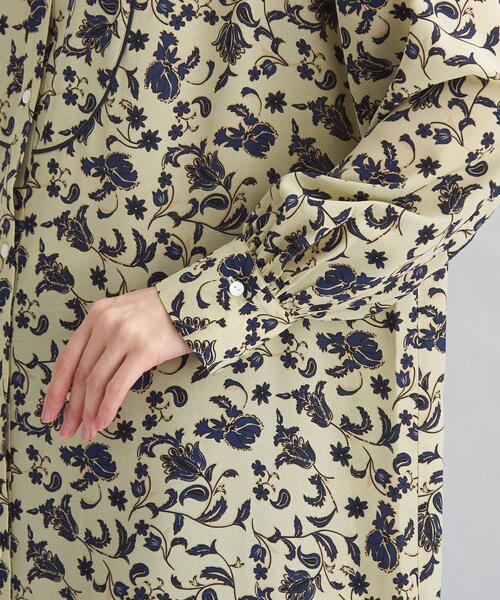 green label relaxing(グリーンレーベルリラクシング)の「ヴィンテージ フラワー プリント ワンピース(ワンピース・レディース・ネイビー/オフホワイト・FREE)」の8枚目の写真