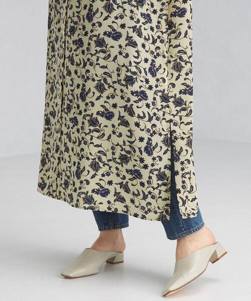 green label relaxing(グリーンレーベルリラクシング)の「ヴィンテージ フラワー プリント ワンピース(ワンピース・レディース・ネイビー/オフホワイト・FREE)」の9枚目の写真