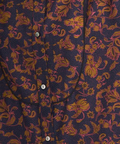 green label relaxing(グリーンレーベルリラクシング)の「ヴィンテージ フラワー プリント ワンピース(ワンピース・レディース・ネイビー/オフホワイト・FREE)」の12枚目の写真