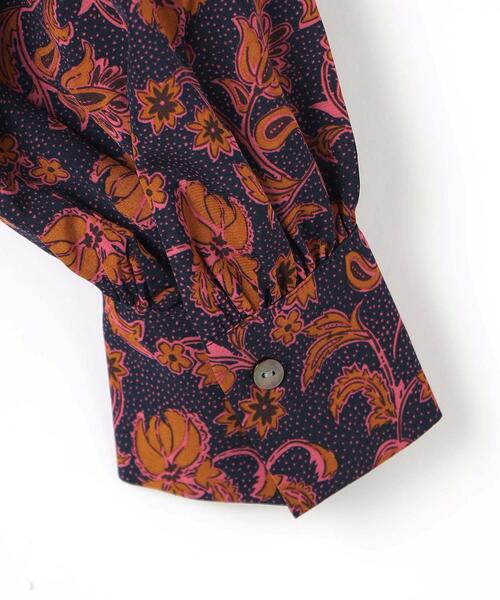 green label relaxing(グリーンレーベルリラクシング)の「ヴィンテージ フラワー プリント ワンピース(ワンピース・レディース・ネイビー/オフホワイト・FREE)」の20枚目の写真