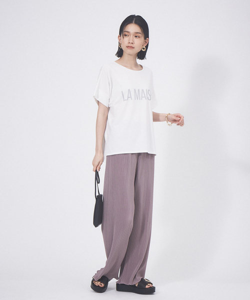 abahouse mavie（アバハウスマヴィ）の「クリスタルプリーツパンツ（その他パンツ・レディース・ブラック/ラベンダー/オフホワイト/ライム/アイボリー/ネイビー/ブラック系その他・フリー）」の17枚目の写真