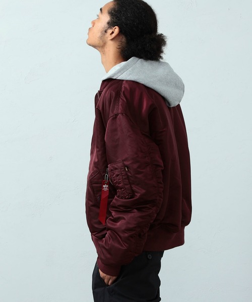 Alpha Industries(アルファインダストリーズ)の「【ユニセックス対応】MA-1 NATUS NEO スーパービッグミリタリージャケット(MA-1・メンズ・ブラック/グレー系その他/レッド系その他・SMALL/MEDIUM/LARGE/X-LARGE/X-SMALL)」の16枚目の写真