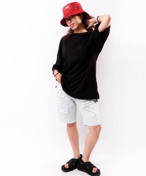 LRG（エルアールジー）の「【LRG】バケットハット（ハット・メンズ・ライトブルー/キャメル/ライトピンク/レッド・FREE）」の15枚目の写真