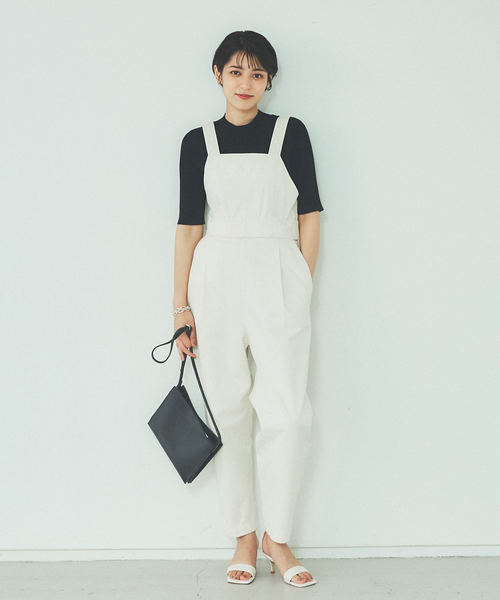 Rouge vif Anna（ルージュヴィフアンナ）の「5分袖ハイネックリブニット（ニット/セーター・レディース・ブラック/その他/レッド・フリー）」の17枚目の写真