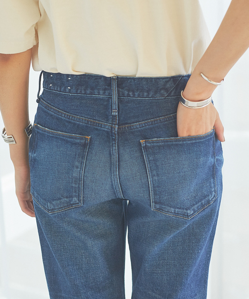 upperhights（アッパーハイツ）の「【upper hights】別注カラーTHE BIRKINデニム（その他パンツ・レディース・インディゴブルー・25/21/22/23/24）」の4枚目の写真