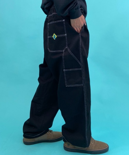 SANTA CRUZ(サンタクルーズ)の「【ムラサキスポーツ別注】SANTACRUZ/サンタクルーズ ワンポイント ペインターパンツ/スケーターパンツ 502213501(その他パンツ・メンズ・ネイビー/ブラウン/ブラック・M/L)」の12枚目の写真