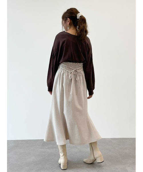 SLURR（スラ―）の「ギンガムチェックマーメイドスカート（スカート・レディース・ブラック/ベージュ・FREE）」の15枚目の写真