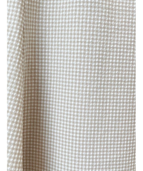 SLURR（スラ―）の「ギンガムチェックマーメイドスカート（スカート・レディース・ブラック/ベージュ・FREE）」の21枚目の写真