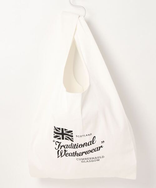 Traditional Weatherwear(トラディショナルウェザーウェア)の「MARCHAIS BAG(エコバッグ/サブバッグ・レディース・ホワイト/ネイビー/グレー・F)」の10枚目の写真