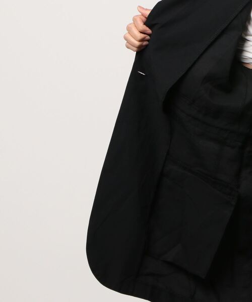 Figments（フィグメンツ）の「ドローコードサマージャケット（テーラードジャケット・レディース・ブラック・FREE）」の7枚目の写真