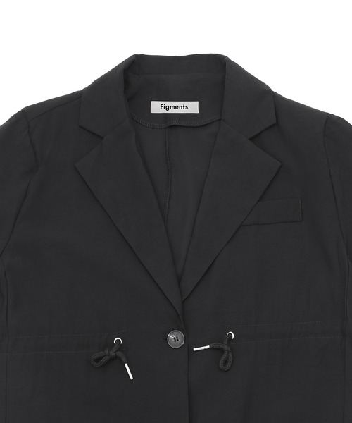 Figments（フィグメンツ）の「ドローコードサマージャケット（テーラードジャケット・レディース・ブラック・FREE）」の6枚目の写真