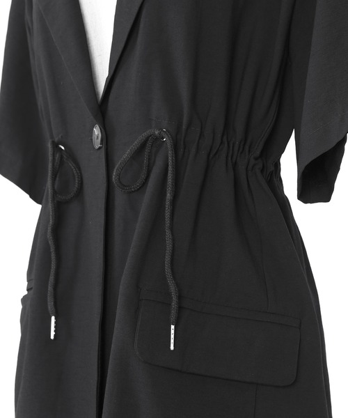 Figments（フィグメンツ）の「ドローコードサマージャケット（テーラードジャケット・レディース・ブラック・FREE）」の13枚目の写真