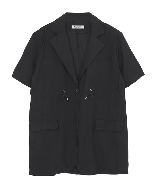 Figments（フィグメンツ）の「ドローコードサマージャケット（テーラードジャケット・レディース・ブラック・FREE）」の18枚目の写真