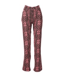 HYSTERIC GLAMOUR | SKULL PYTHON柄 フレアパンツ(その他パンツ)