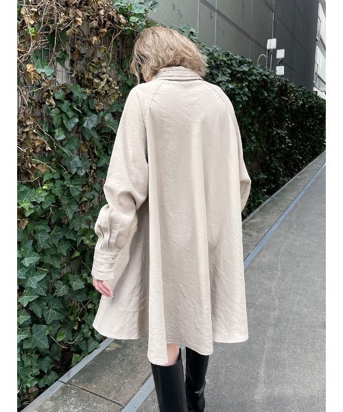 ENVYM（アンビー）の「ＡラインシャツＯＰ（ワンピース・レディース・ホワイト/ブラック/ベージュ・FREE）」の19枚目の写真