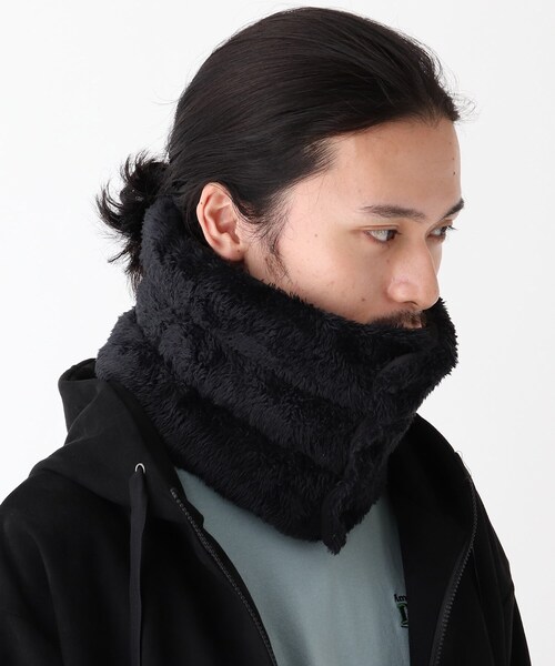 BASECONTROL(ベースコントロール)の「◆POLARTEC ポーラテック スナップボタン ネックウォーマー(ネックウォーマー/スヌード・メンズ・ブラック・99)」の5枚目の写真