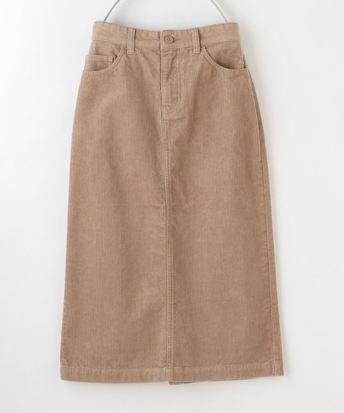 CINEMA CLUB（シネマクラブ）の「コーデュロイナロースカート（スカート・レディース・スミクロ/グレイッシュベージュ/ベージュ/ライトベージュ/ミント・S/L/LL/M）」の14枚目の写真