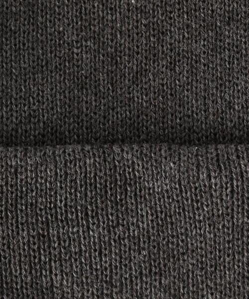 green label relaxing(グリーンレーベルリラクシング)の「ハンドウォッシャブル ワッチ キャップ(ニットキャップ/ビーニー・レディース・ブラック/ブラウン/グレー/オフホワイト・FREE)」の6枚目の写真