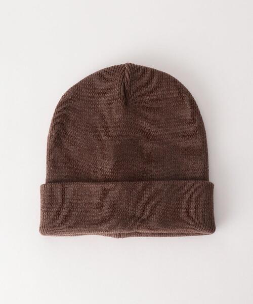 green label relaxing(グリーンレーベルリラクシング)の「ハンドウォッシャブル ワッチ キャップ(ニットキャップ/ビーニー・レディース・ブラック/ブラウン/グレー/オフホワイト・FREE)」の11枚目の写真