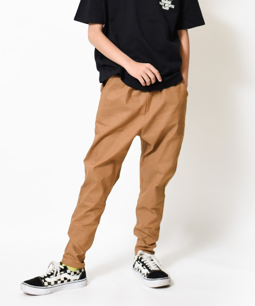 RAT EFFECT（ラットエフェクト）の「ストレッチサルエルパンツ（その他パンツ・キッズ・チャコールグレー/ブラック/カーキ/ベージュ/インディゴブルー・130/140/120/160/150/170）」の4枚目の写真