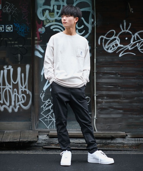 RAT EFFECT（ラットエフェクト）の「ストレッチサルエルパンツ（その他パンツ・キッズ・チャコールグレー/ブラック/カーキ/ベージュ/インディゴブルー・130/140/120/160/150/170）」の15枚目の写真