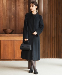 スタンドカラーコート