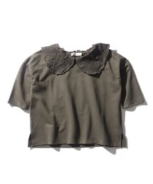 THE SHOP TK （ザ ショップ ティーケー ）の「◆【ママとお揃い/WEB&一部店限定】BIGフリルカラーTシャツ（Tシャツ/カットソー・キッズ）」