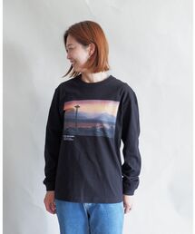 MANASTASH | MANASTASH/マナスタッシュ　W's PHOTO L/S TEE 'SUNSET'　ウィメンズ　フォトロンＴ　サンセット(Tシャツ/カットソー)