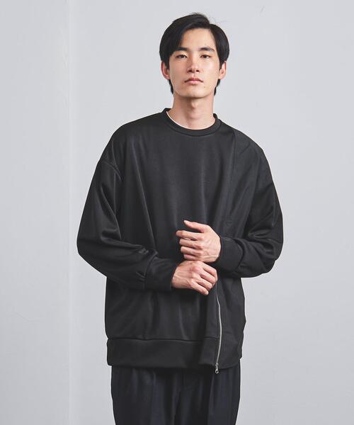 EN ROUTE（アンルート）の「＜EN ROUTE（アンルート）＞ ジャージー✕タイプライター コンビ クルーネック（Tシャツ/カットソー・メンズ・ブラック/ベージュ・1/2/3）」の19枚目の写真