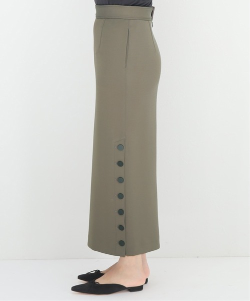 VERMEIL par iena(ヴェルメイユパーイエナ)の「ダンボールニットタイトスカート(スカート・レディース・カーキ/ブラック・40/36/38)」の14枚目の写真