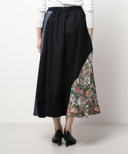 チャイハネ（チャイハネ）の「【チャイハネ】ゴブランパッチワークロングスカート（スカート・レディース・ブラック/ベージュ/カーキ・FREE）」の22枚目の写真