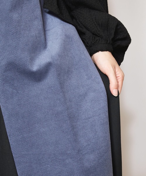 チャイハネ（チャイハネ）の「【チャイハネ】ゴブランパッチワークロングスカート（スカート・レディース・ブラック/ベージュ/カーキ・FREE）」の12枚目の写真