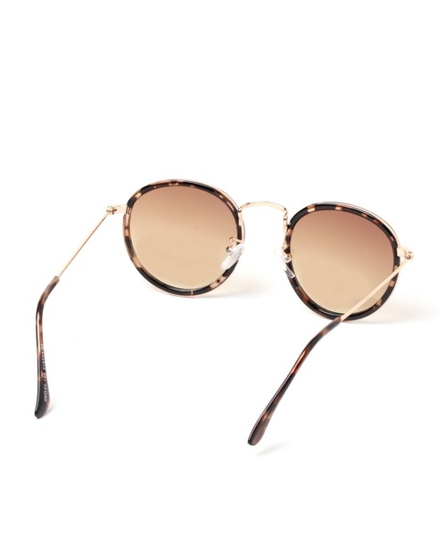 niko and...(ニコアンド)の「オリジナルラウンドボストンサングラス(サングラス・レディース・ベージュ/ブラウン・FREE)」の3枚目の写真