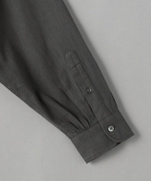 BEAUTY&YOUTH UNITED ARROWS（ビューティーアンドユースユナイテッドアローズ）の「BY スムース ビエラ ボタンダウン ビッグシルエットシャツ（シャツ/ブラウス・メンズ・ダークグリーン/ベージュ/オフホワイト/オリーブ・S/M/L/XL）」の16枚目の写真