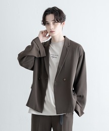 INTERFACTORY テーラードジャケット ルーズダブルジャケット INTER FACTORY（インターファクトリー）の「てる - LOOSE DOUBLE