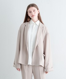 INTERFACTORY テーラードジャケット ルーズダブルジャケット INTER FACTORY（インターファクトリー）の「てる - LOOSE DOUBLE