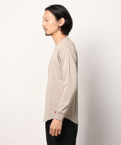 Dickies(ディッキーズ)の「Dickies ディッキーズ バックプリントロングスリーブTシャツ(Tシャツ/カットソー・メンズ・ベージュ/ホワイト/ブラック/ブルー・L/XL/M)」の16枚目の写真