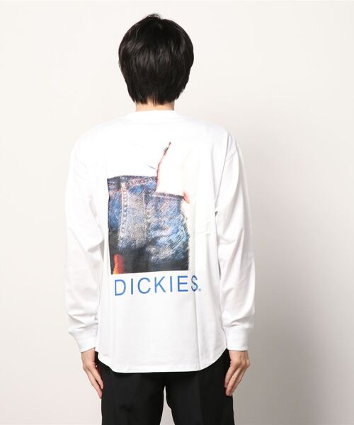 Dickies(ディッキーズ)の「Dickies ディッキーズ バックプリントロングスリーブTシャツ(Tシャツ/カットソー・メンズ・ベージュ/ホワイト/ブラック/ブルー・L/XL/M)」の11枚目の写真