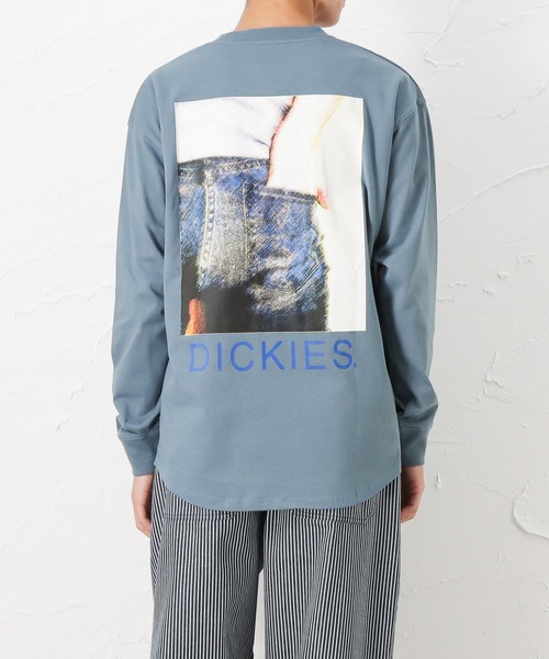Dickies(ディッキーズ)の「Dickies ディッキーズ バックプリントロングスリーブTシャツ(Tシャツ/カットソー・メンズ・ベージュ/ホワイト/ブラック/ブルー・L/XL/M)」の4枚目の写真