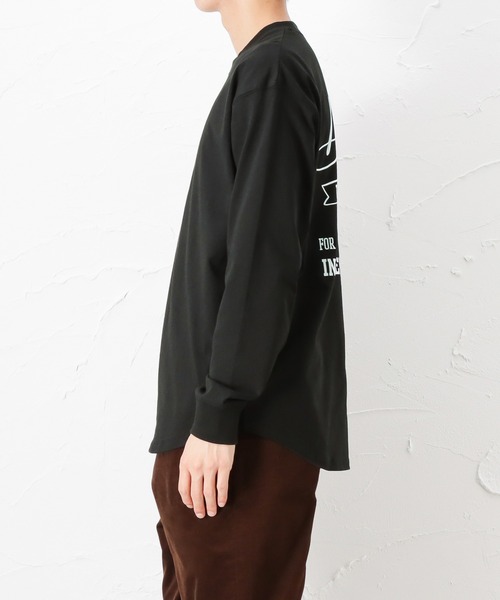 Dickies(ディッキーズ)の「Dickies ディッキーズ バックプリントロングスリーブTシャツ(Tシャツ/カットソー・メンズ・ベージュ/ホワイト/ブラック/ブルー・L/XL/M)」の5枚目の写真