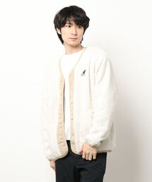 KANGOL | 【KANGOL/カンゴール】プードルフリース ビッグシルエット ノーカラージャケット(ノーカラージャケット)