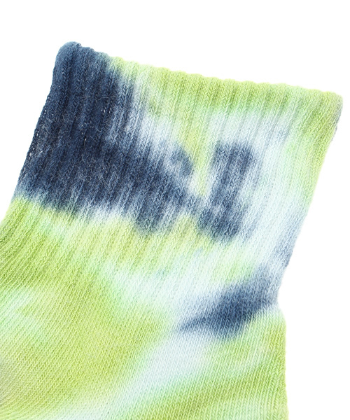 WEGO（ウィゴー）の「WEGO/タイダイソックス（ソックス/靴下・メンズ・グリーン/レッド・FREE）」の3枚目の写真