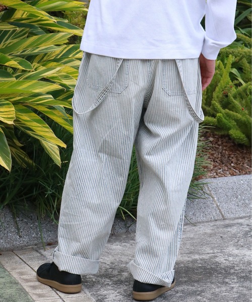 Johnbull（ジョンブル）の「サスペンダーワイドパンツ（その他パンツ・メンズ・ストライプ・LARGE/SMALL/MEDIUM）」の3枚目の写真