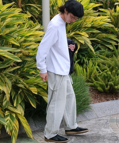 Johnbull（ジョンブル）の「サスペンダーワイドパンツ（その他パンツ・メンズ・ストライプ・LARGE/SMALL/MEDIUM）」の6枚目の写真