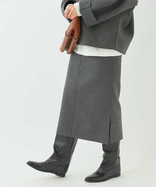 plage（プラージュ）の「【R’IAM】シルエットスカート◆（スカート・レディース・パープル/グレー/アイボリー・38/36/34）」の3枚目の写真