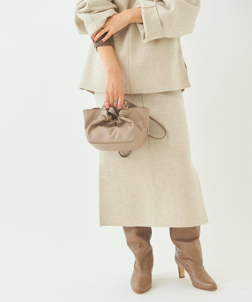 plage（プラージュ）の「【R’IAM】シルエットスカート◆（スカート・レディース・パープル/グレー/アイボリー・38/36/34）」の2枚目の写真