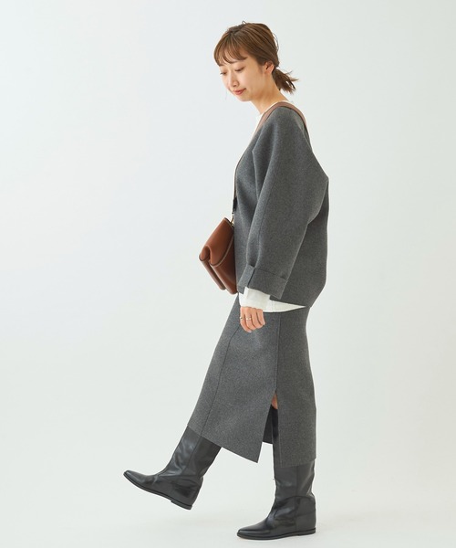 plage（プラージュ）の「【R’IAM】シルエットスカート◆（スカート・レディース・パープル/グレー/アイボリー・38/36/34）」の17枚目の写真