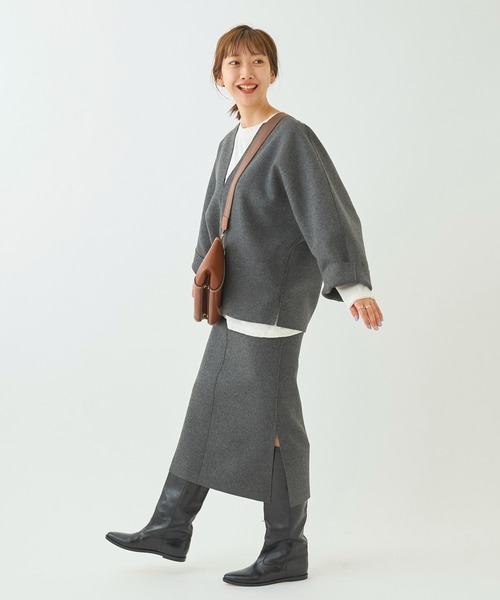 plage（プラージュ）の「【R’IAM】シルエットスカート◆（スカート・レディース・パープル/グレー/アイボリー・38/36/34）」の18枚目の写真