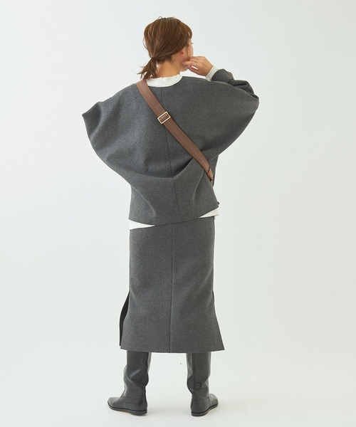 plage（プラージュ）の「【R’IAM】シルエットスカート◆（スカート・レディース・パープル/グレー/アイボリー・38/36/34）」の21枚目の写真