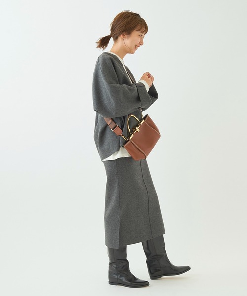 plage（プラージュ）の「【R’IAM】シルエットスカート◆（スカート・レディース・パープル/グレー/アイボリー・38/36/34）」の19枚目の写真